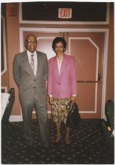 Romaine Reid's parents, 1992