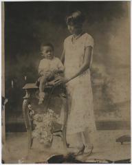 Grandmother Harriet Hynson with son Andrew Hynson