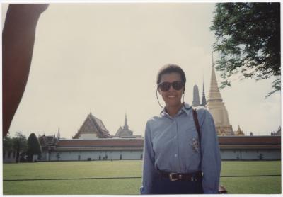 Romaine Reid in Thailand, 1993