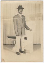 Man in a Hat Posing for a Photo