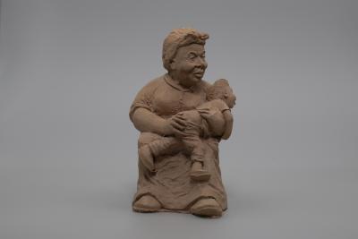 Clay figurine