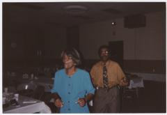 Hubert "Pie" Phillips and Jolly Phillips strike a dance pose
