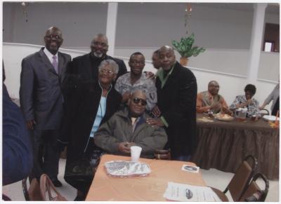 Brothers Bill Wilson, Larry Wilson, Vincent Wilson, and Kirk Wilson with their Parents Phillip and Irene Wilson