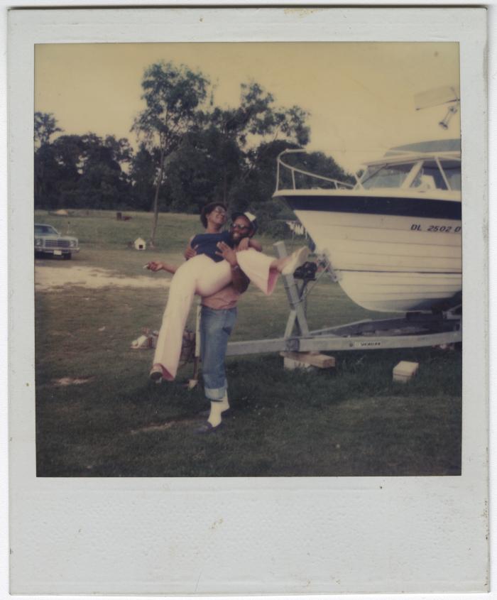 Marvin and Shirley Jones Having Fun on their Property