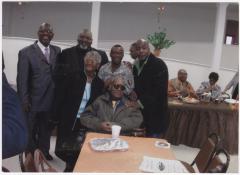 Brothers Bill Wilson, Larry Wilson, Vincent Wilson, and Kirk Wilson with their Parents Phillip and Irene Wilson
