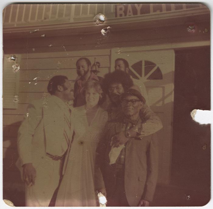 Group Photo Outside of a Building
