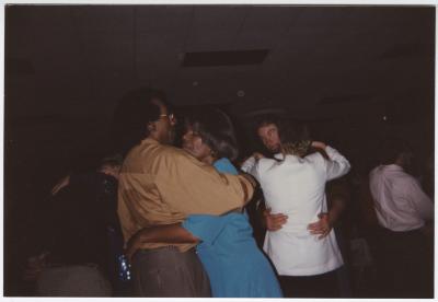 Hubert "Pie" Phillips and Jolly Phillips at a dance