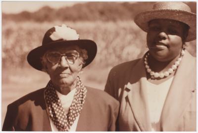 Harriett Louise Hynson with her Granddaughter Carla Louise Hynson