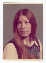 School photograph of a young woman