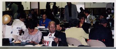 Guests reading the Ringgold Gazette 