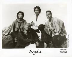 Soul group "Sepia" (L-R: Lenora "Zenzalai" Helm, Marlon Saunders, Rosa Russ, Arif St. Michael)