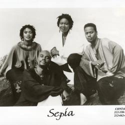 Soul group "Sepia" (L-R: Lenora "Zenzalai" Helm, Marlon Saunders, Rosa Russ, Arif St. Michael)
