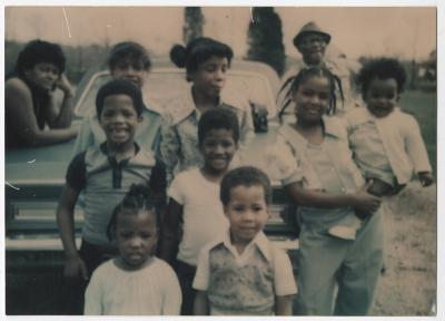 Group of Children in the Sisco and Jones Family