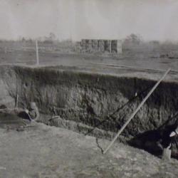 Kennard High School under construction in 1935 - includes 3 photos