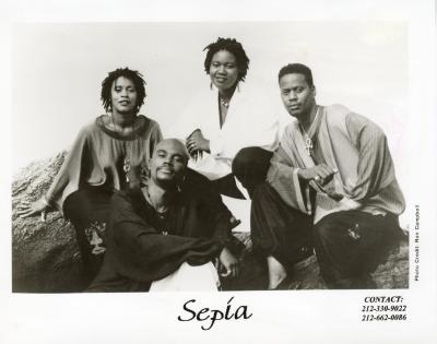 Soul group "Sepia" (L-R: Lenora "Zenzalai" Helm, Marlon Saunders, Rosa Russ, Arif St. Michael)
