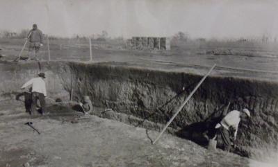 Kennard High School under construction in 1935 - includes 3 photos