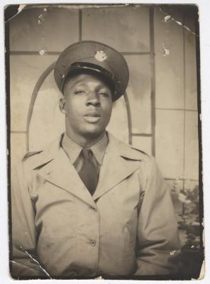 Shirley Sisco Jones' "Uncle Leslie" in a Uniform