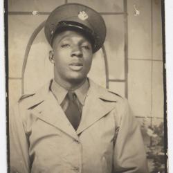 Shirley Sisco Jones' "Uncle Leslie" in a Uniform