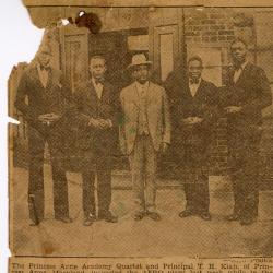 The Queen Anne's Quartet and Dr. Thomas Henry Kiah, 1929.
