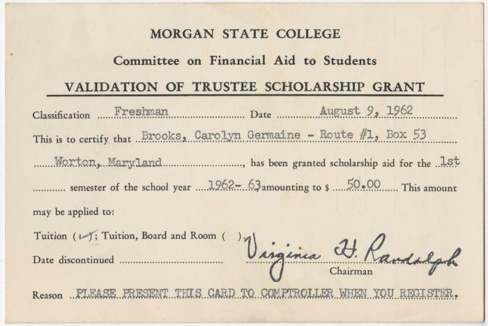 scholarship_notice_to_carolyn_germaine_brooks_1962_-_1963.pdf