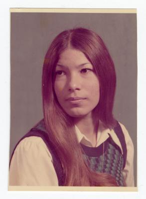 School photograph of a young woman