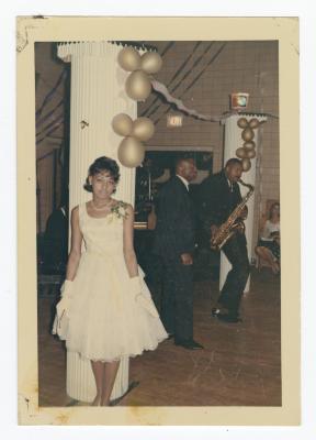 Airlee Ringgold Johnson and musicians, prom 1965 
