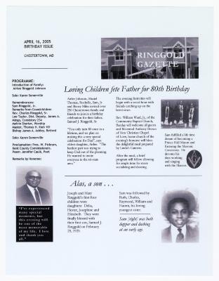 Ringgold Gazette Birthday Issue
