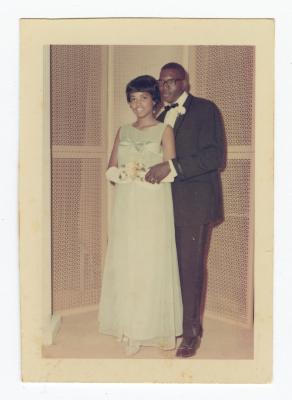 Muriel Ringgold and Charles Ringgold Jr. at prom