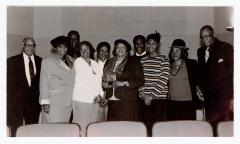 Ruth Briscoe receiving an award