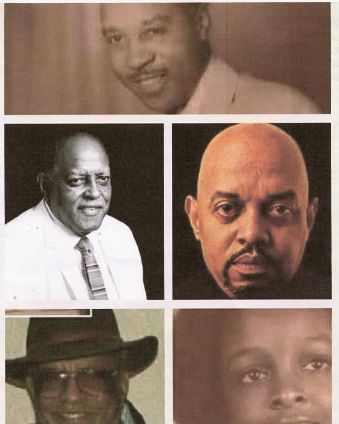 Uncle Hylton, Uncle Edwin, Uncle Donald, Uncle Maurice, Aunt Edwina