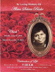 Alma Selene Blake Obituary
