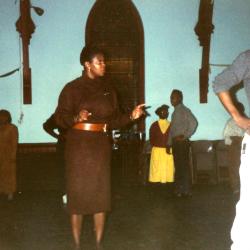 Debutante practice session with choreographer JoAnn Cason-Smith, 1989