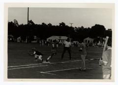 Eleanor Rochelle Ringgold running past first base