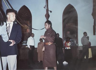 Debutante Cotillion Dress Rehearsal with Choreographer JoAnn Carson-Smith, 1989