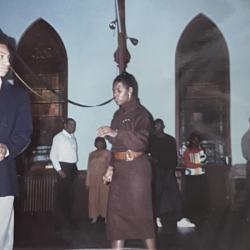 Debutante Cotillion Dress Rehearsal with Choreographer JoAnn Carson-Smith, 1989