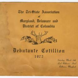 Tri-State Association of Maryland Delaware and District of Columbia Debutante Cotillion 1972