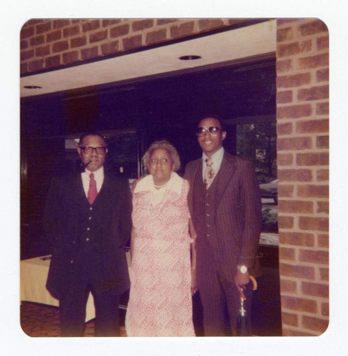 Sam Ringgold Jr. with parents