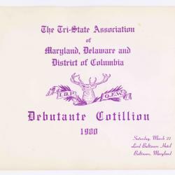 1980 Debutante Cotillion program