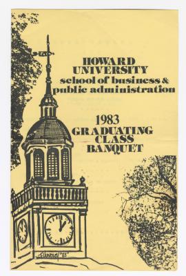 Howard University graduating class banquet program