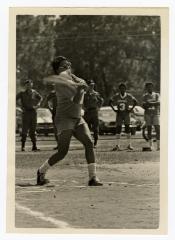 Eleanor Rochelle Ringgold playing baseball