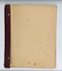 Draft of a 1941-1945 Garnett High School yearbook 