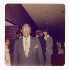 Grandfather George Nickerson attending Sam Ringgold's broadcasting school graduation