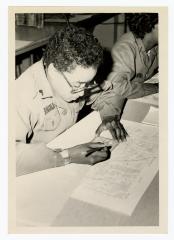 Eleanor Rochelle Ringgold graphing plot points on a map