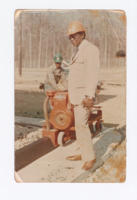 Oliver E. Briscoe at work