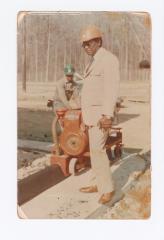 Oliver E. Briscoe at work