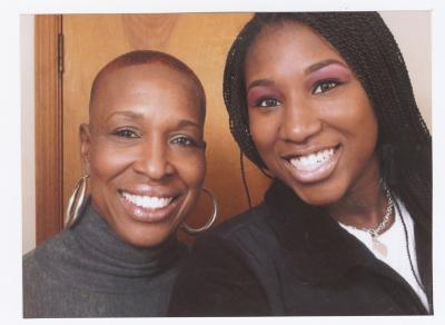 Kim Briscoe Moody and daughter Imani