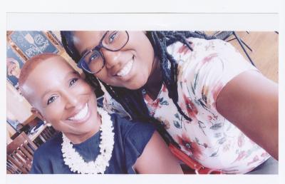 Kim Briscoe Moody and daughter Imani 